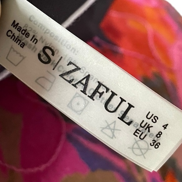 NEW Zaful Gray Smocked Shirred Bowknot Underwire V Cut Two Piece Bikini Set - Picture 9 of 11